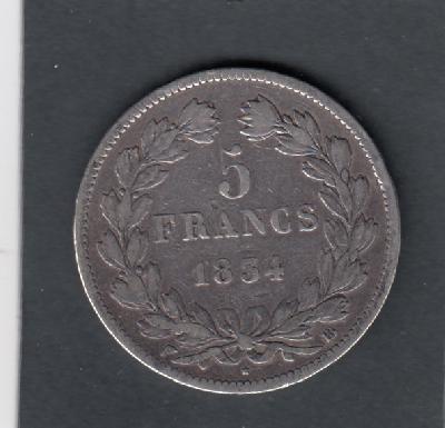 Beschrijving: 5 Francs PHILIPPE I